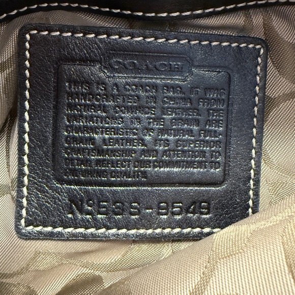 Coach Soho Slim Hippie Crossbody 9549 Black Leather Vintage Y2K Timeless Style - Picture 9 of 16